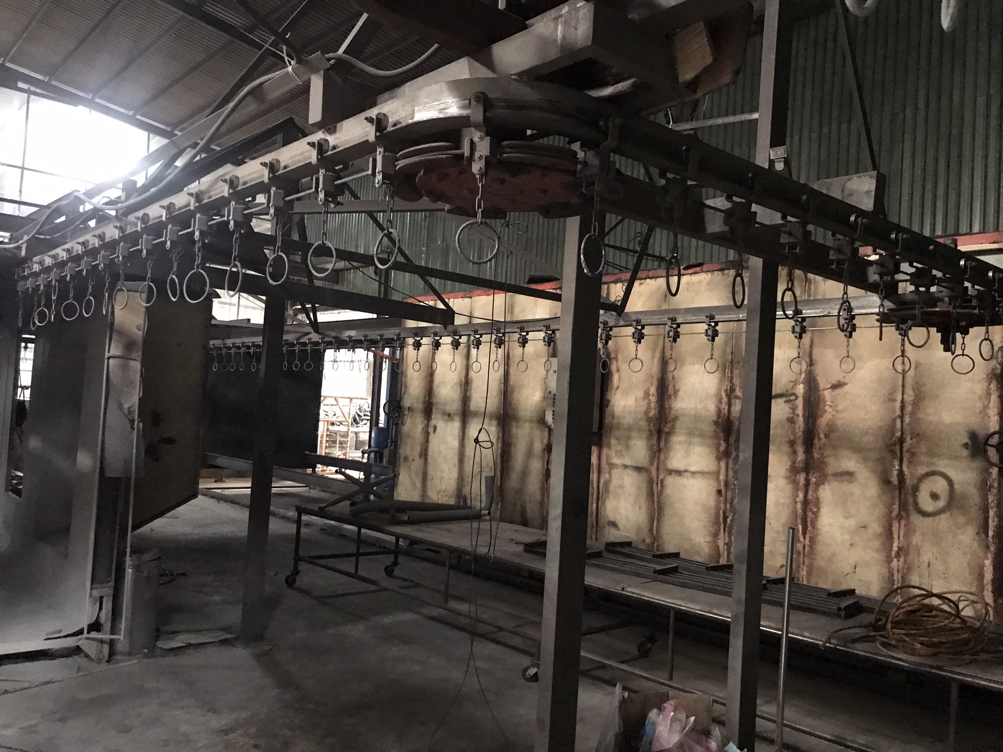 Powder coating line 1